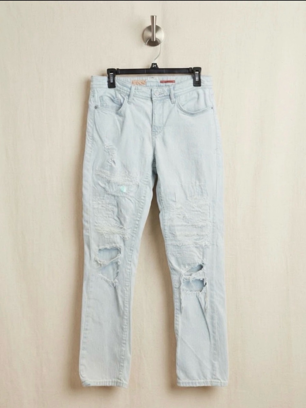 Pilcro Light Wash Distressed Skinny Jeans